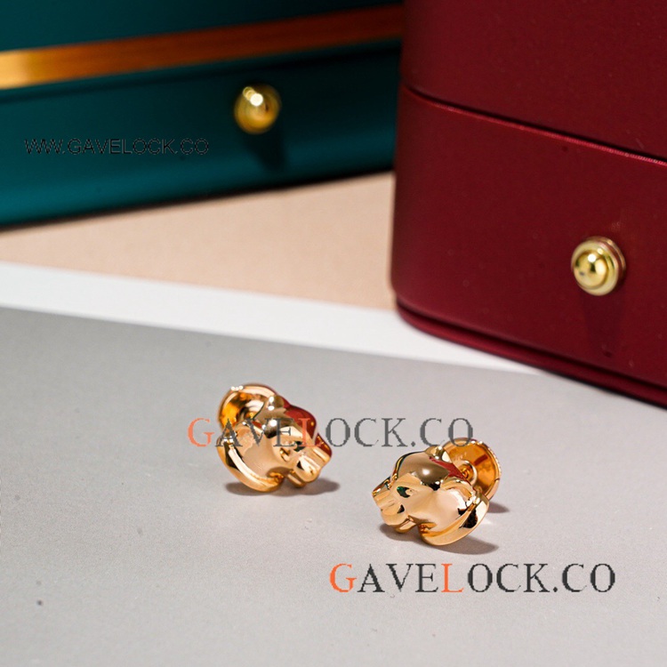 AAA Replica Panthere de Cartier Earrings S925 Rose Gold